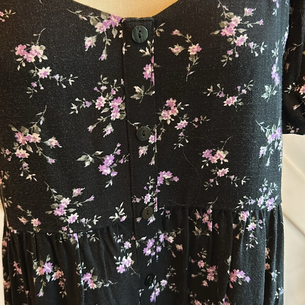 WILD FABLE DITSY FLORAL TIERED BABY DOLL DRESS SIZE Large - Picture 3 of 6